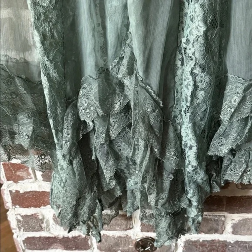 Sage Prairie Ruffle Dress - Picture 4 of 4